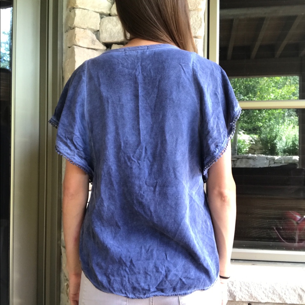 Chambray Blouse - Picture 5 of 9